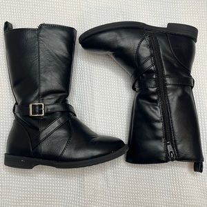 Toddler Black Boots. Size 9 in Girls
